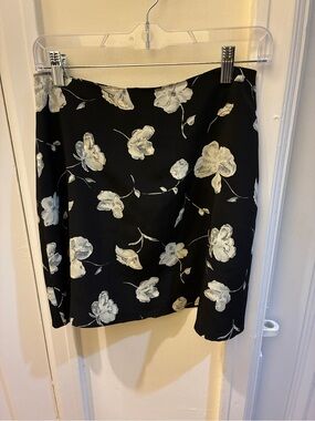 Vintage Wrapper Floral Mini A-Line Skirt